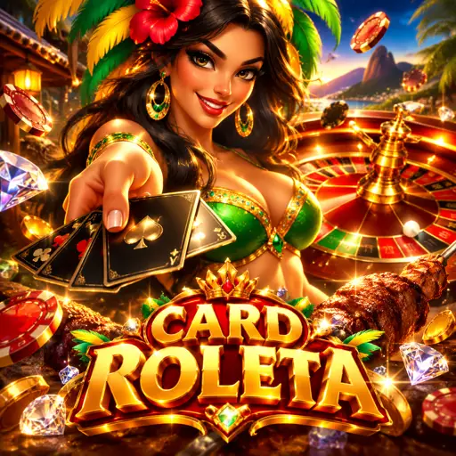 Card do jogo Double com roleta de cores vermelho e preto