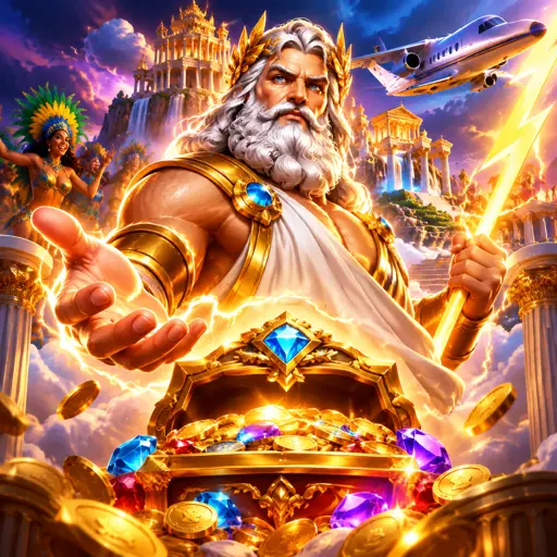 Colunas gregas e multiplicadores do slot Gates of Olympus