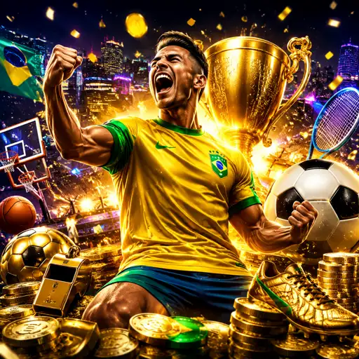estádio de futebol à noite com gramado iluminado para apostas esportivas