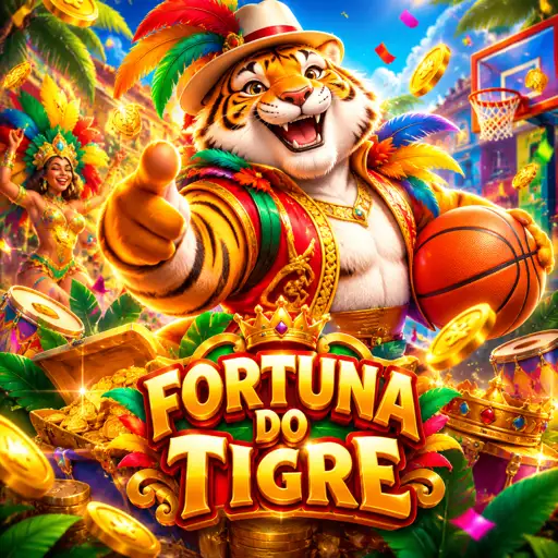 Símbolos do Fortune Tiger como moedas douradas, envelopes vermelhos e talismãs chineses